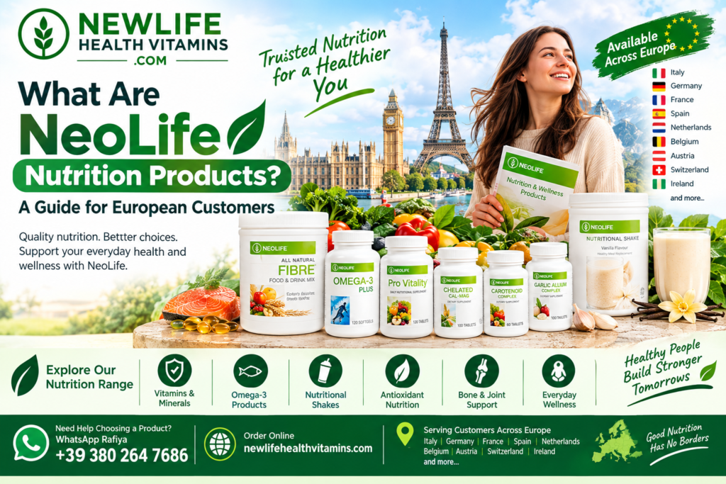 NeoLife Nutrition Products Guide for Europe