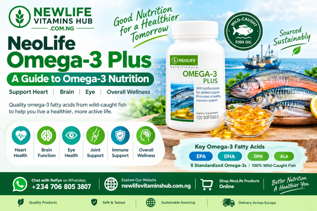 NeoLife Omega-3 Plus for customers in Europe