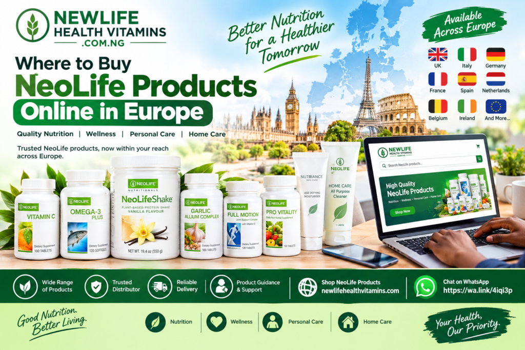 Where to Buy NeoLife Products Online in Europe